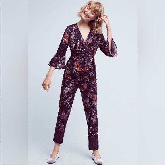 Maeve Floral Jumpsuit - Picture 1 of 9